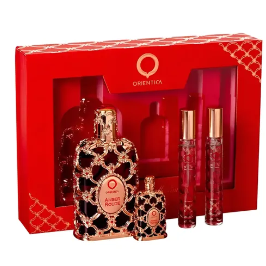 KIT ORIENTICA AMBER ROUGE - 4 PEÇAS